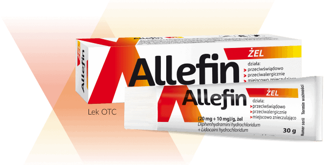 Lek na ból i stan zapalny Allefin w żelu do stosowania miejscowego.